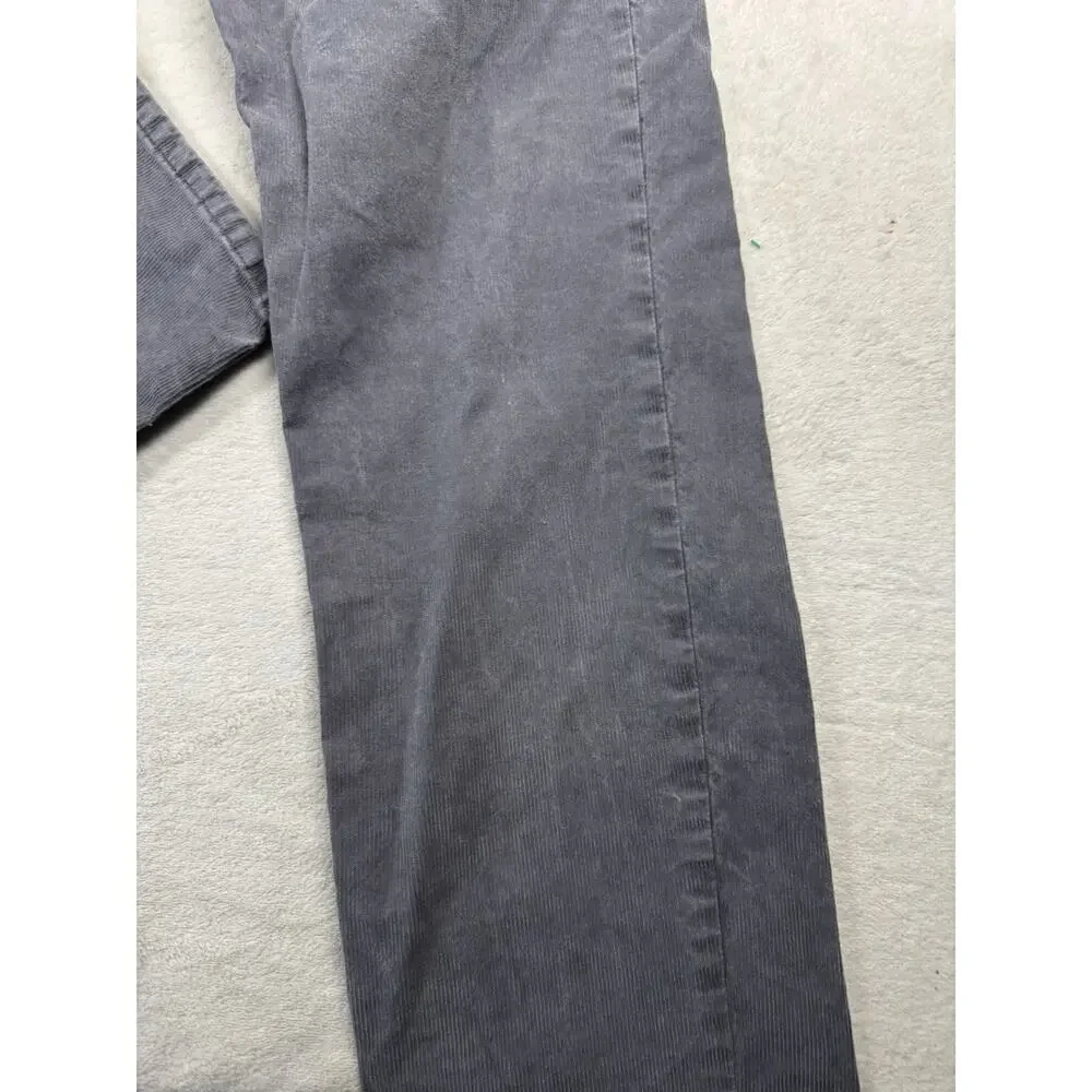Banana Republic Men’s Corduroy Pants 30x30 Gray Slim Fit 5 Pocket Casual